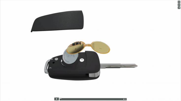 SECURE KEYLESS: video animation